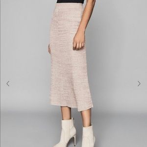 Skype knitted midi skirt